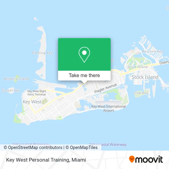 Key West Personal Training map