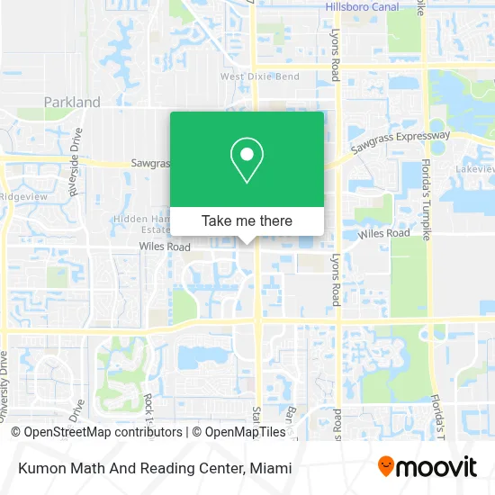 Kumon Math And Reading Center map