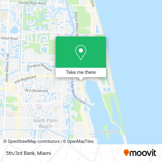 5th/3rd Bank map