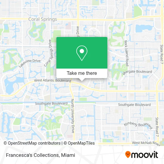 Francesca's Collections map