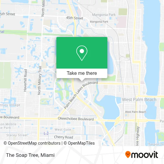 The Soap Tree map