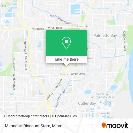 Miranda's Discount Store map