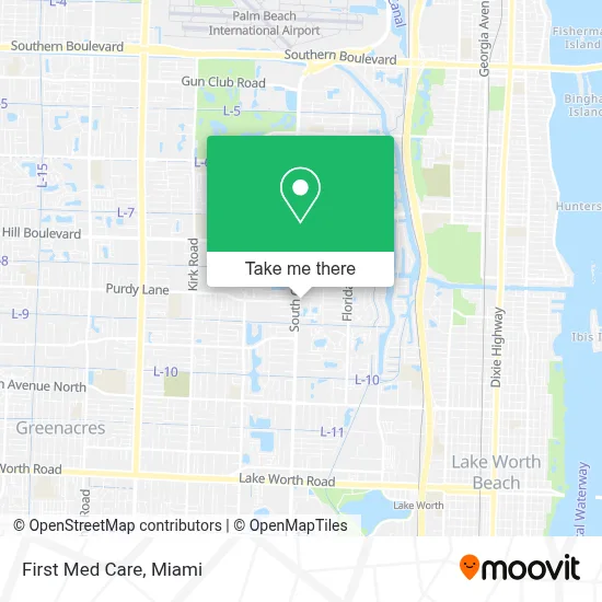 First Med Care map