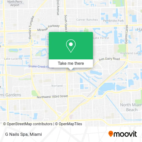 G Nails Spa map