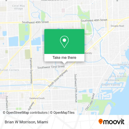 Brian W Morrison map