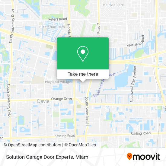 Solution Garage Door Experts map
