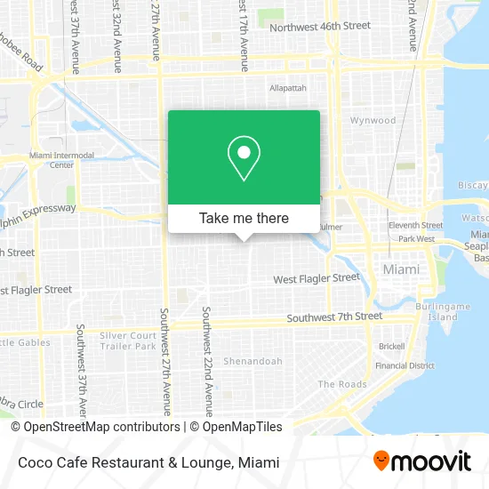 Coco Cafe Restaurant & Lounge map