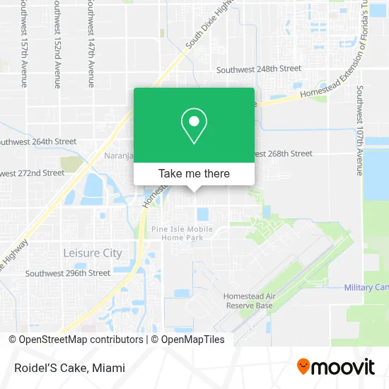 Roidel’S Cake map