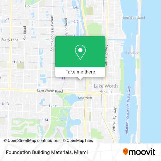 Foundation Building Materials map