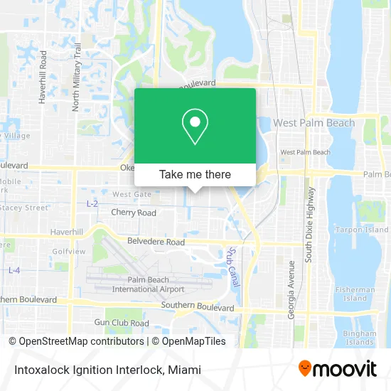 Intoxalock Ignition Interlock map