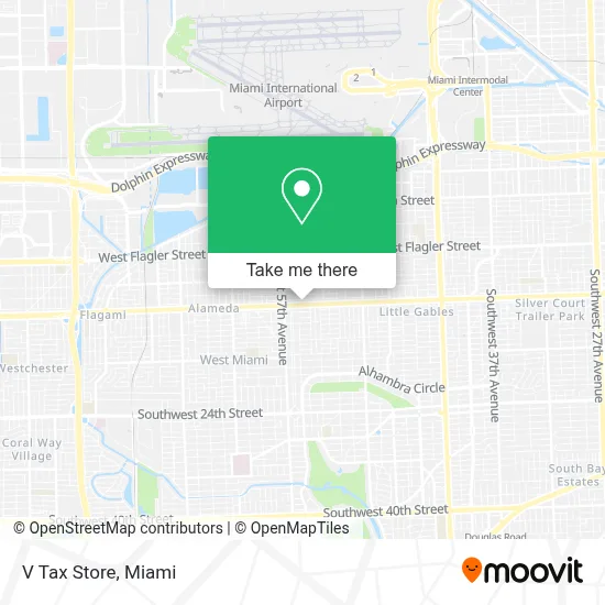 V Tax Store map