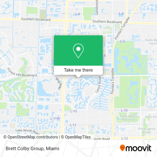 Brett Colby Group map