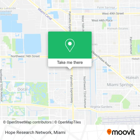 Hope Research Network map