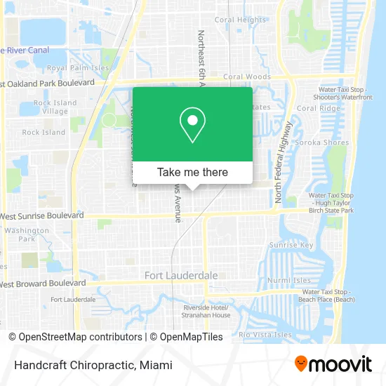 Handcraft Chiropractic map