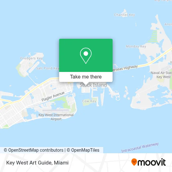 Key West Art Guide map