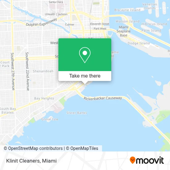 Klinit Cleaners map