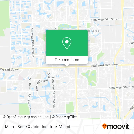 Miami Bone & Joint Institute map
