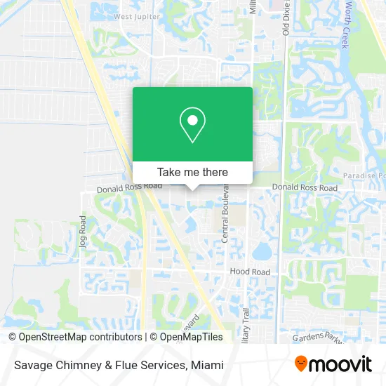 Savage Chimney & Flue Services map