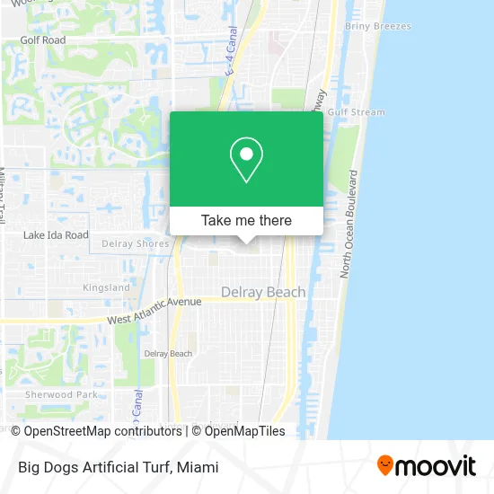 Big Dogs Artificial Turf map