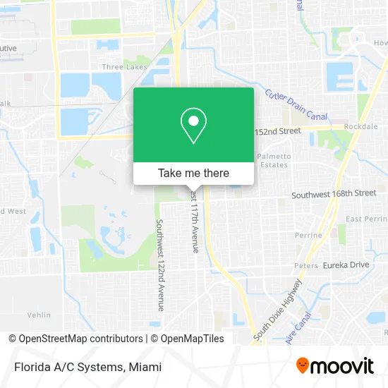 Florida A/C Systems map