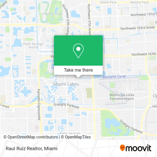 Raul Ruiz Realtor map