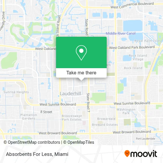 Absorbents For Less map