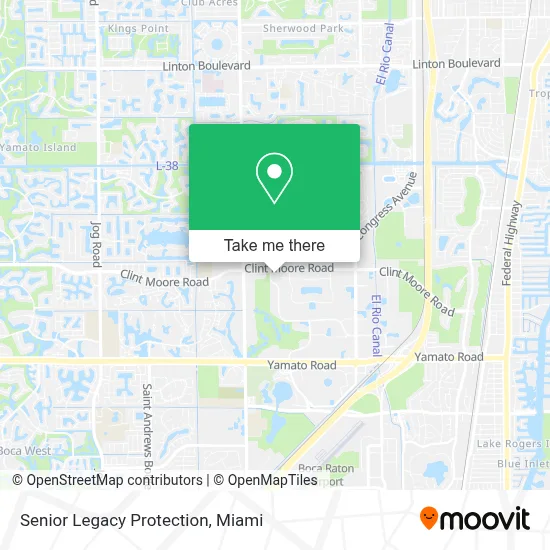 Senior Legacy Protection map