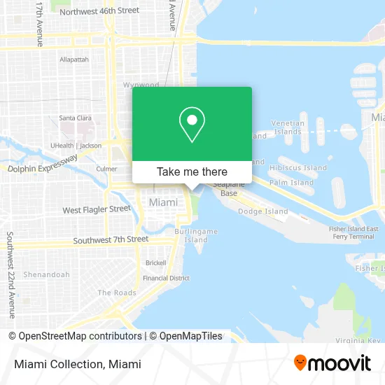 Miami Collection map