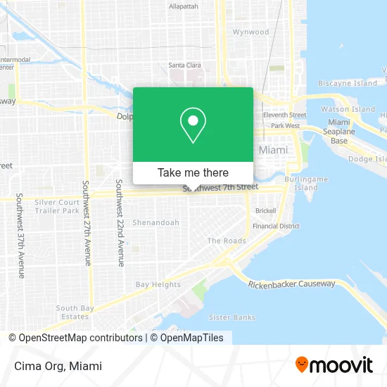Cima Org map