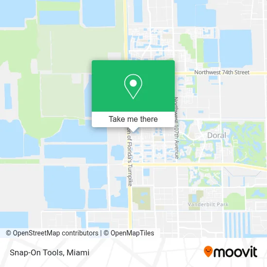 Snap-On Tools map