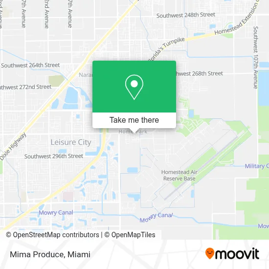 Mima Produce map