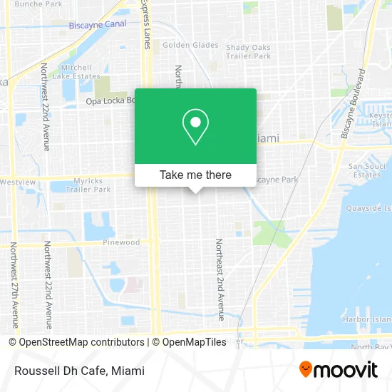 Roussell Dh Cafe map