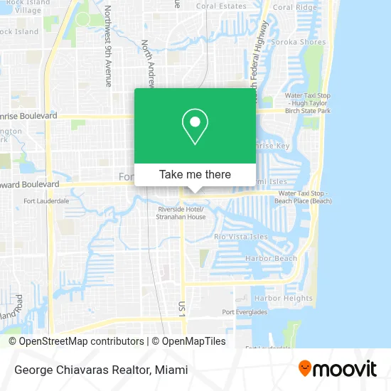 George Chiavaras Realtor map