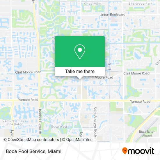 Boca Pool Service map