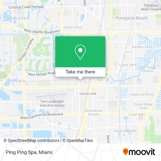 Ping Ping Spa map