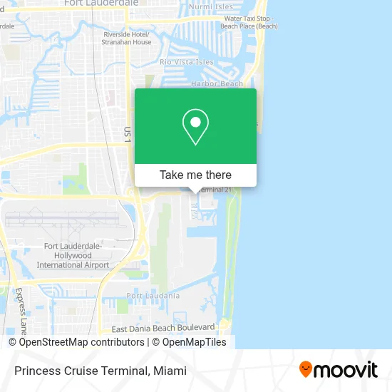 Princess Cruise Terminal map