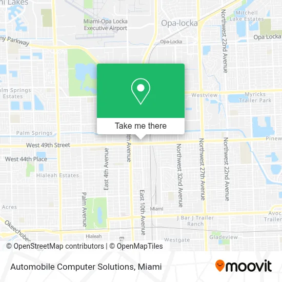 Automobile Computer Solutions map