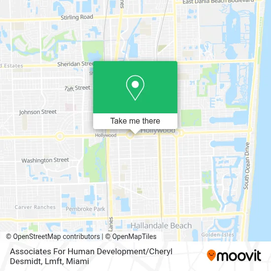 Associates For Human Development / Cheryl Desmidt, Lmft map