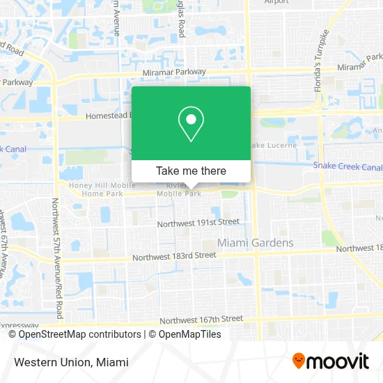Western Union map