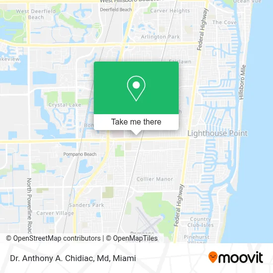 Dr. Anthony A. Chidiac, Md map