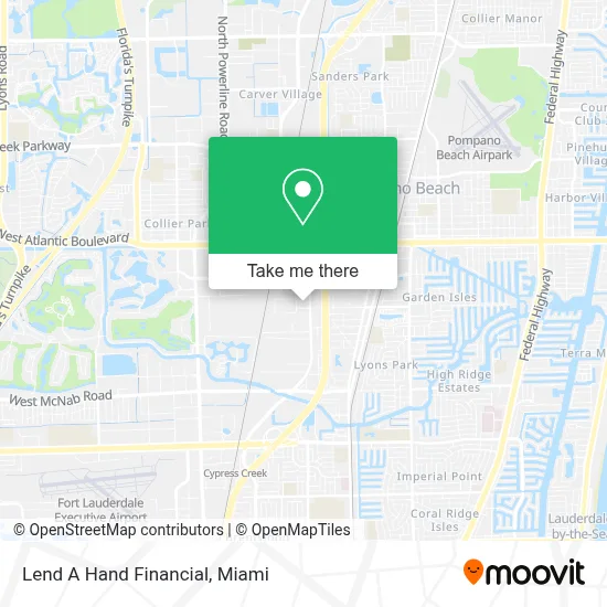 Lend A Hand Financial map