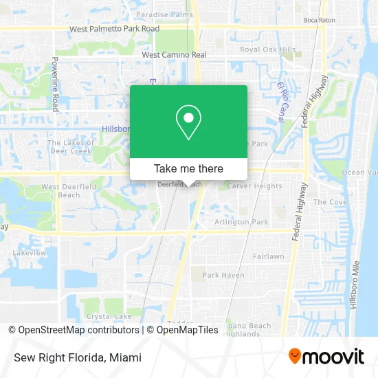 Sew Right Florida map