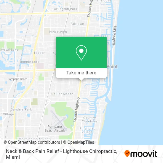 Neck & Back Pain Relief - Lighthouse Chiropractic map
