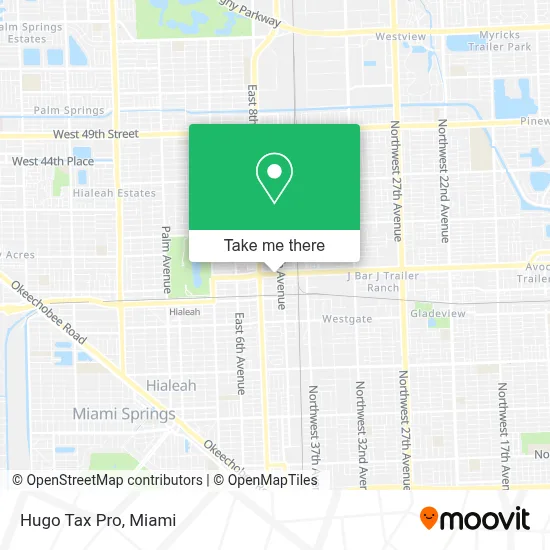 Hugo Tax Pro map