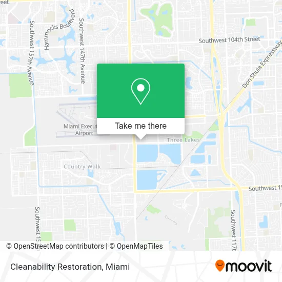 Cleanability Restoration map
