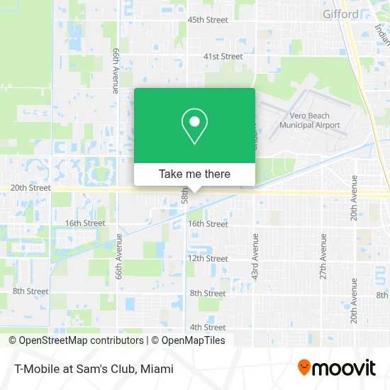 T-Mobile at Sam's Club map