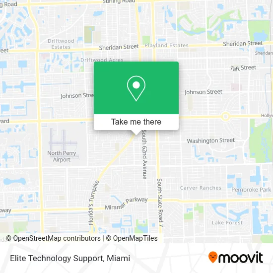 Elite Technology Support map