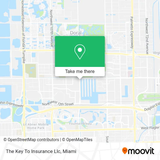 The Key To Insurance Llc map
