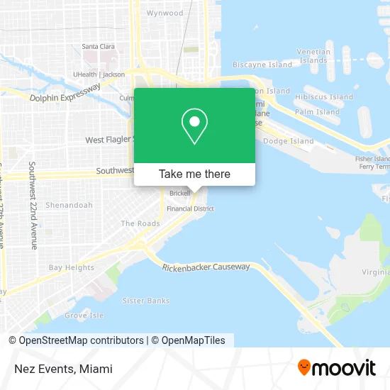 Nez Events map