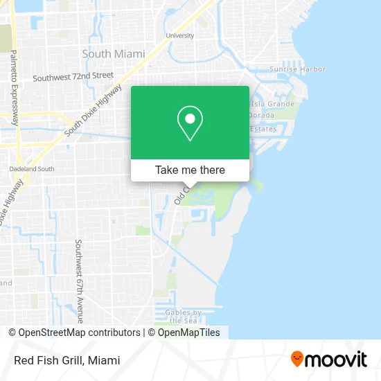 Red Fish Grill map